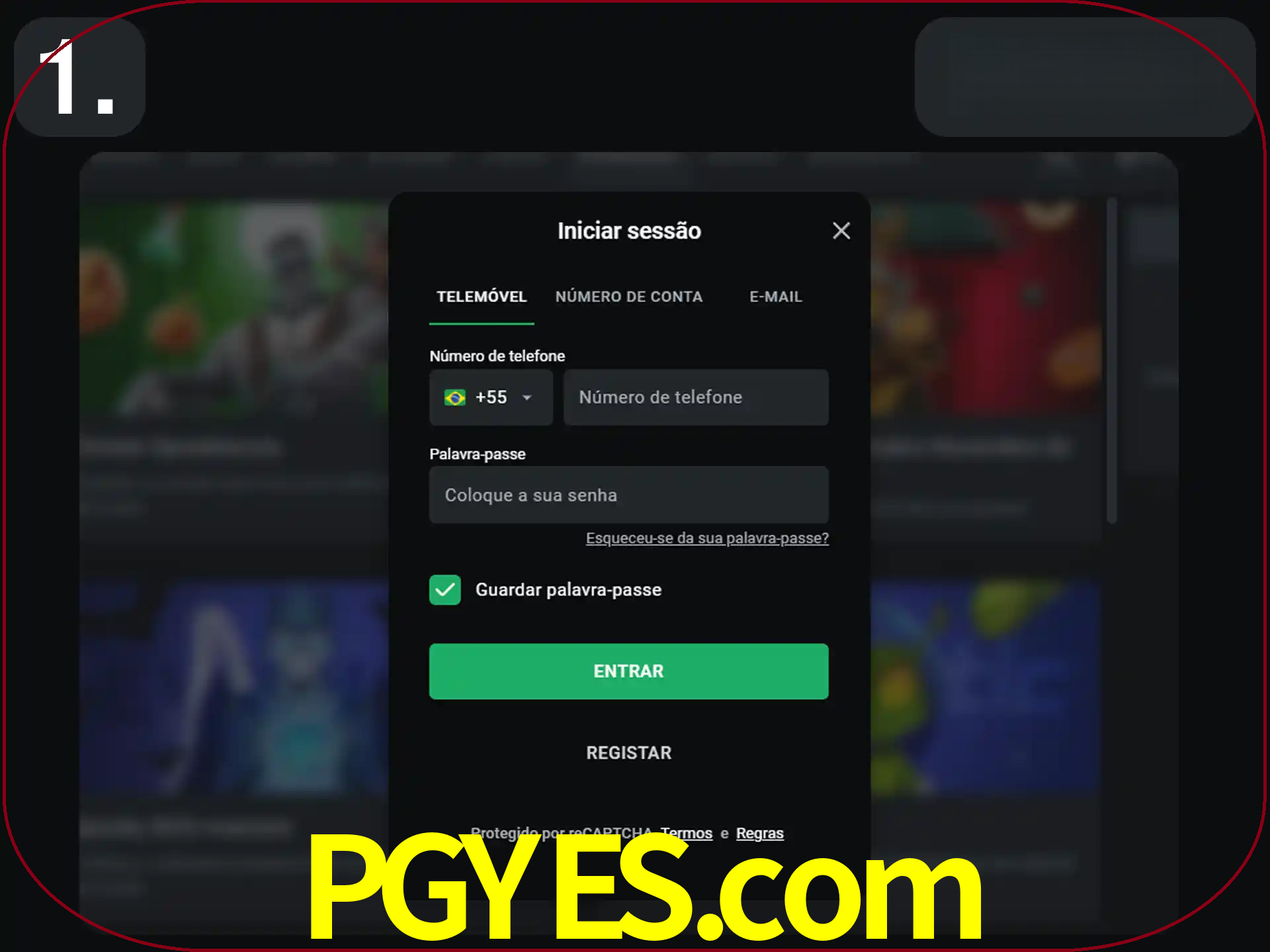 Acesse o site.